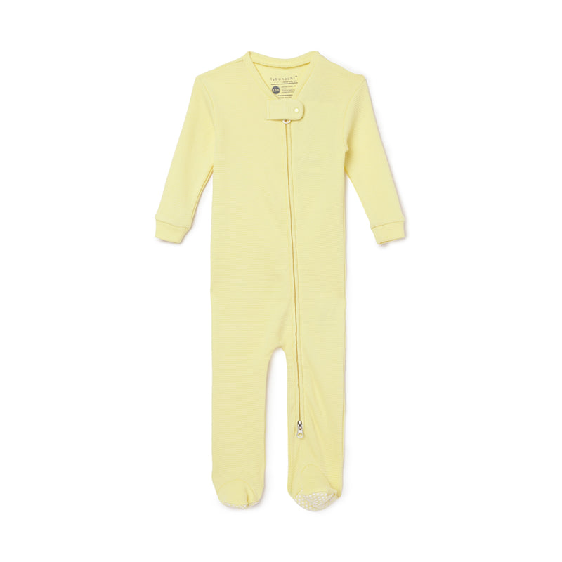 Zip Footed Sleeper In 100% Organic Cotton With natural herbal dye